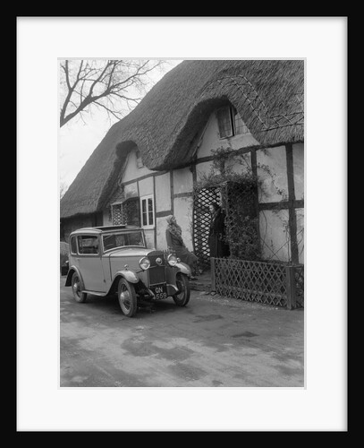 Road testing a Triumph Scorpion, Horley, Surrey, 1931 by Bill Brunell