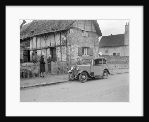 Road testing a Triumph Scorpion, Horley, Surrey, 1931 by Bill Brunell