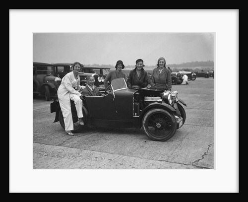 MG M type at Brooklands by Bill Brunell