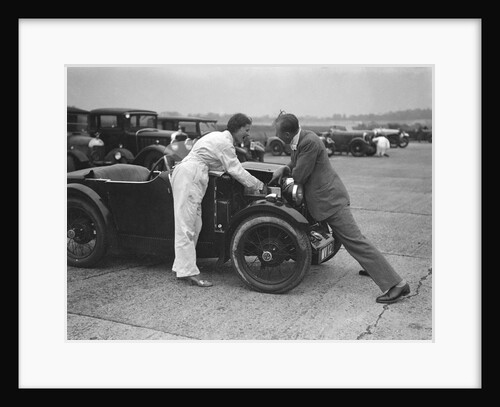MG M type at Brooklands by Bill Brunell