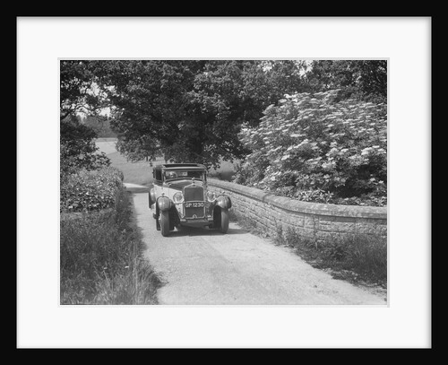 Kitty Brunell road testing a 1931 Delage D8 by Bill Brunell