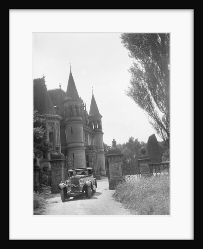 Kitty Brunell road testing a 1931 Delage D8, Wykehurst Place, Bolney, Sussex by Bill Brunell