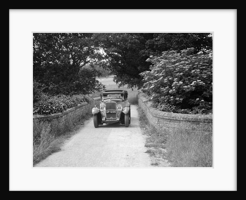 Kitty Brunell road testing a 1931 Delage D8 by Bill Brunell