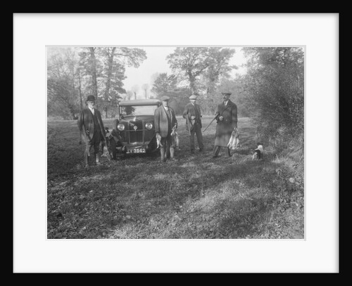 Shooting party with a 1928 Talbot 14/45 by Bill Brunell