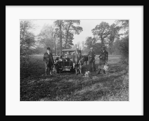 Shooting party with a 1928 Talbot 14/45 by Bill Brunell