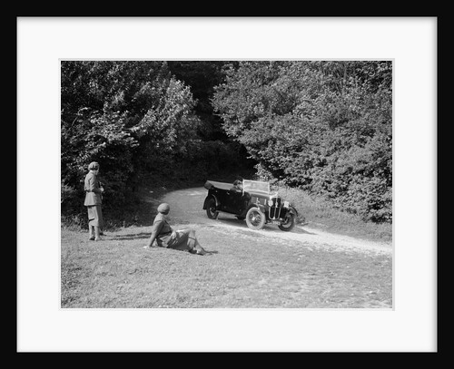 Standard Tourer taking part in a First Aid Nursing Yeomanry trial or rally, 1931 by Bill Brunell