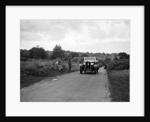 Austin 12/4 taking part in a First Aid Nursing Yeomanry trial or rally, 1931 by Bill Brunell