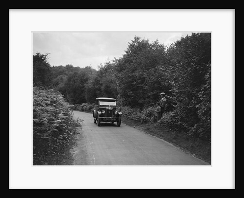 Morris Minor taking part in a First Aid Nursing Yeomanry trial or rally, 1931 by Bill Brunell