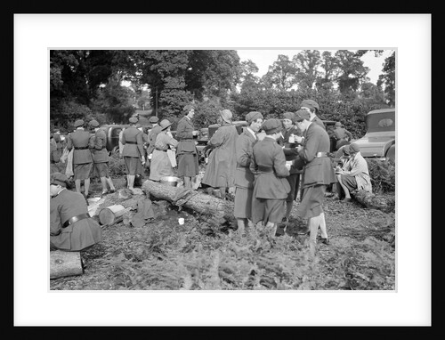 Women at a First Aid Nursing Yeomanry (FANY) trial or rally, 1931. by Bill Brunell