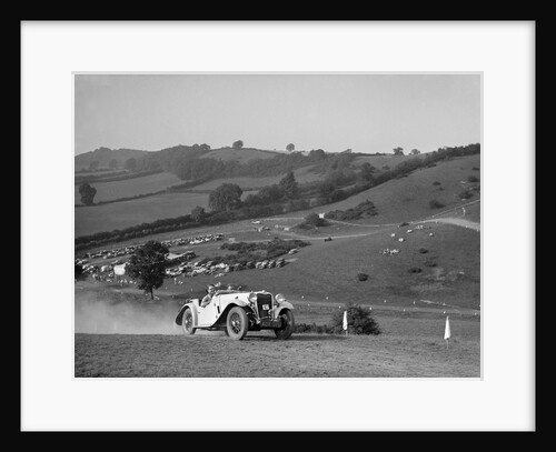Singer competing in the Singer CC Rushmere Hill Climb, Shropshire 1935 by Bill Brunell