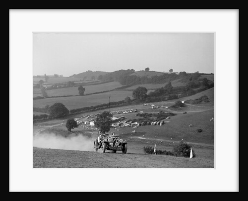 Fiat Balilla 508S competing in the Singer CC Rushmere Hill Climb, Shropshire 1935 by Bill Brunell
