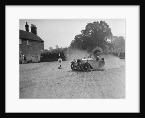 1496 cc Singer competing in the Singer CC Rushmere Hill Climb, Shropshire 1935 by Bill Brunell