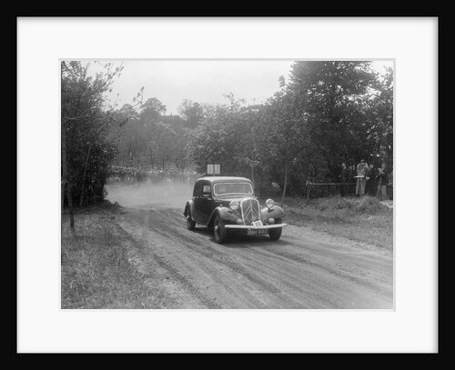 Citroen saloon, Bugatti Owners Club Hill Climb, Chalfont St Peter, Buckinghamshire, 1935 by Bill Brunell