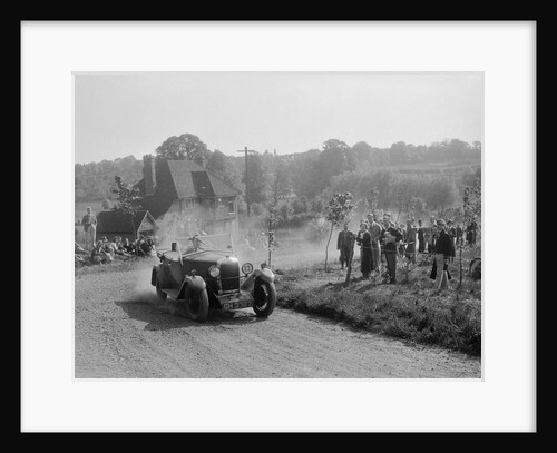 Riley with tourer body, Bugatti Owners Club Hill Climb, Chalfont St Peter, Buckinghamshire, 1935 by Bill Brunell