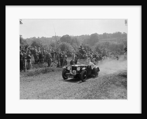 Prototype MG K3, Bugatti Owners Club Hill Climb, Chalfont St Peter, Buckinghamshire, 1935 by Bill Brunell
