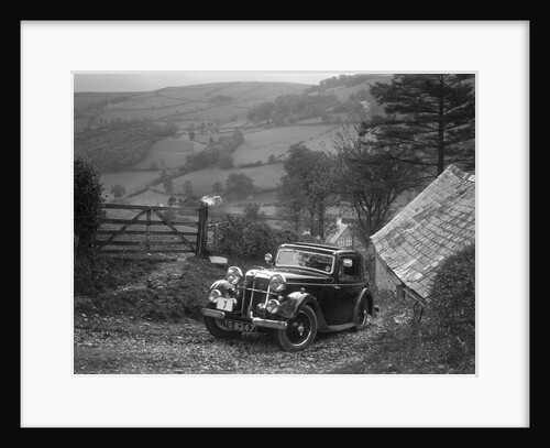 1934 Standard Avon Ten coupe taking part in a Standard Car Owners Club trial by Bill Brunell