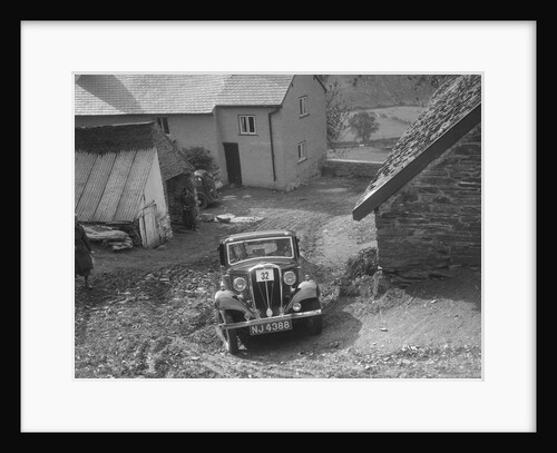 Standard Nine taking part in a Standard Car Owners Club trial by Bill Brunell