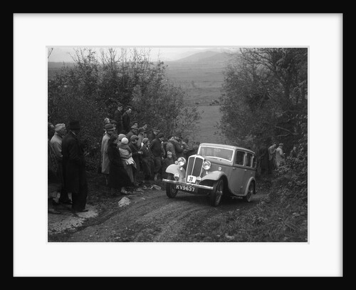 1934 Standard Ten taking part in a Standard Car Owners Club trial by Bill Brunell