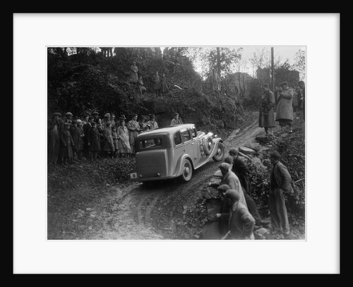 1934 Standard Sixteen taking part in a Standard Car Owners Club trial by Bill Brunell