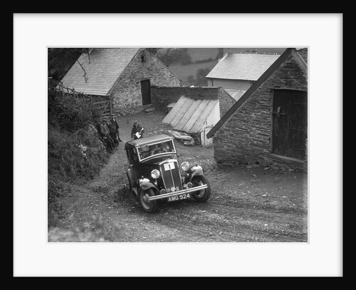 1933 Standard saloon taking part in a Standard Car Owners Club trial by Bill Brunell