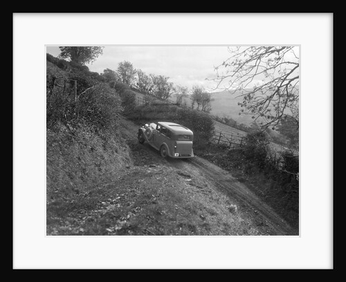 1934 Standard Sixteen taking part in a Standard Car Owners Club trial by Bill Brunell