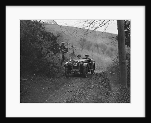 Austin Ulster of WGE Rushworth competing in the Inter-Varsity Trial, November 1931 by Bill Brunell
