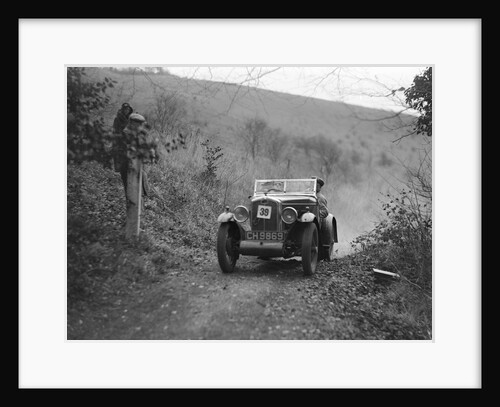 Wolseley Hornet of JM Suggs competing in the Inter-Varsity Trial, November 1931 by Bill Brunell