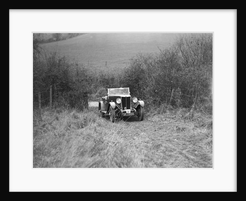 AL Watson's MG 18/80 with sports body competing in the Inter-Varsity Trial, November 1931 by Bill Brunell