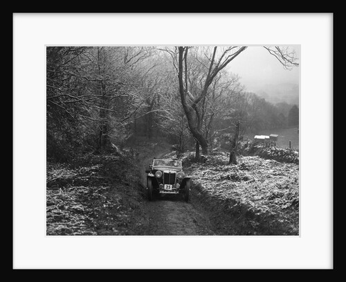 MG PB taking part in a motoring trial, late 1930s by Bill Brunell