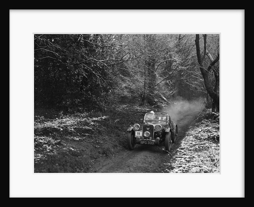 1934 Singer Le Mans taking part in a motoring trial, late 1930s by Bill Brunell