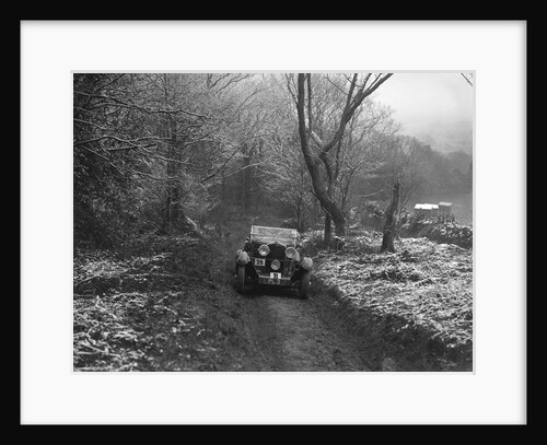 1930 Talbot 90 tourer taking part in a motoring trial, late 1930s by Bill Brunell