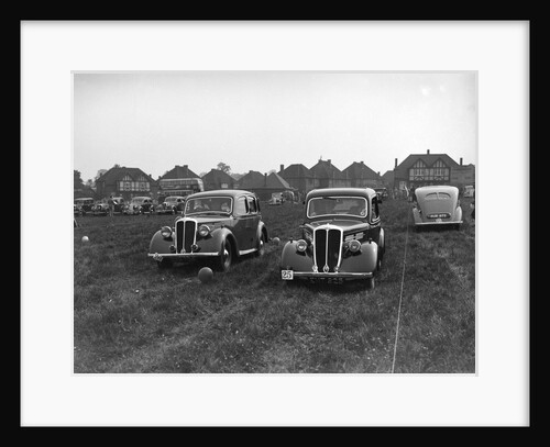 Standard Flying Twelve and Flying Nine at the Standard Car Owners Club Gymkhana, 8 May 1938 by Bill Brunell