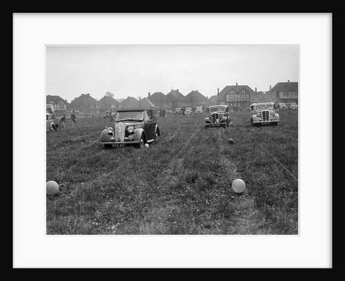 Two Standard Twelves and a Standard Nine at the Standard Car Owners Club Gymkhana, 8 May 1938 by Bill Brunell