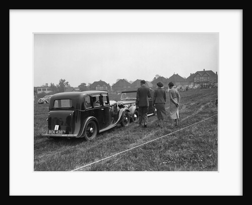 Standard Nine and Standard Flying Twelve at the Standard Car Owners Club Gymkhana, 8 May 1938 by Bill Brunell