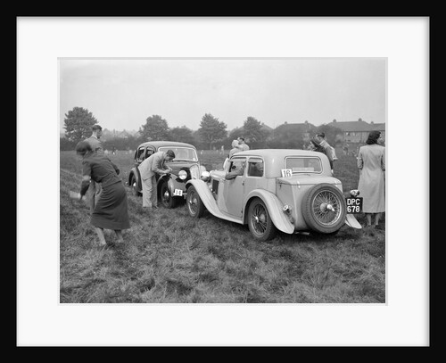 Standard SS II and Standard Flying Twelve at the Standard Car Owners Club Gymkhana, 8 May 1938 by Bill Brunell