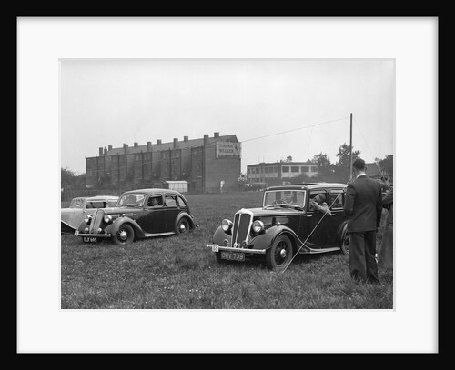 Standard SS I, Flying Twelve and Twelve at the Standard Car Owners Club Gymkhana, 8 May 1938 by Bill Brunell