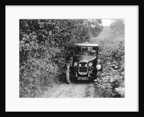 Austin 12/4 Windsor saloon taking part in the North West London Motor Club Trial, 1 June 1929 by Bill Brunell