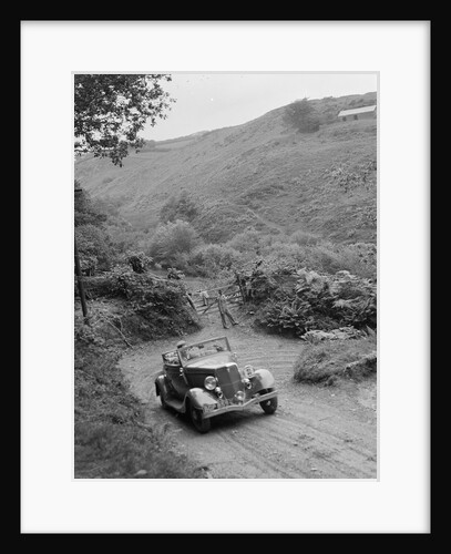 1934 Ford V8 tourer taking part in a motoring trial, late 1930s by Bill Brunell