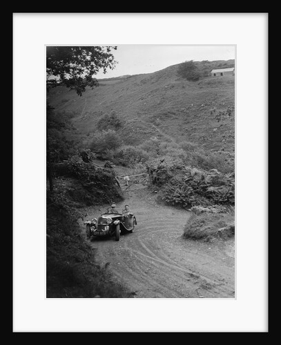 1935 AC tourer taking part in a motoring trial, late 1930s by Bill Brunell