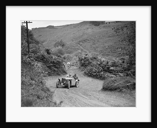 1933 MG J2 taking part in a motoring trial, late 1930s by Bill Brunell