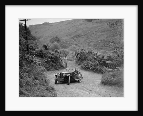 1933 AC 4-seater taking part in a motoring trial, late 1930s by Bill Brunell