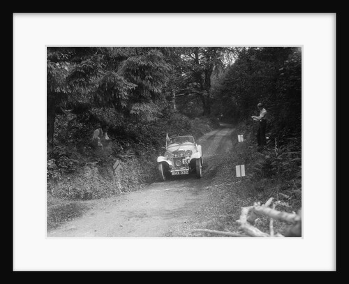 1934 Singer Le Mans of the Candidi Provocatores team taking part in a motoring trial, late 1930s by Bill Brunell