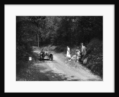 1935 Frazer-Nash TT replica taking part in a motoring trial, late 1930s by Bill Brunell
