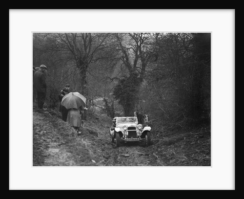 1938 HRG Standard Meadows-engined 2-seater of MH Lawson taking part in the Petersfield Trial, 1938 by Bill Brunell