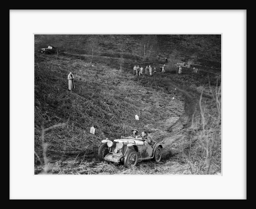 MG J2 taking part in a motoring trial, late 1930s by Bill Brunell