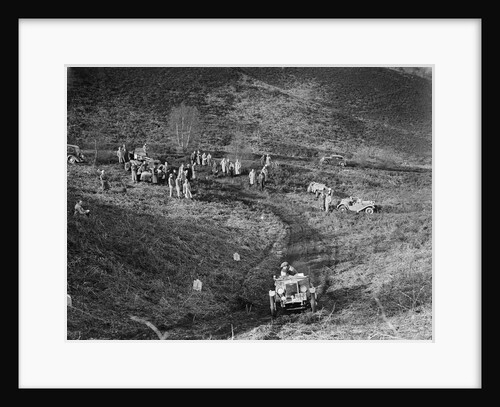1930 Morris Minor Trials Special taking part in a motoring trial, late 1930s by Bill Brunell