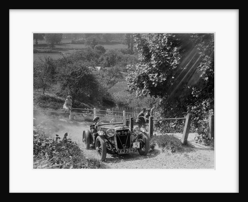 1933 Crossley Ten taking part in a West Hants Light Car Club Trial, Ibberton Hill, Dorset, 1930s by Bill Brunell