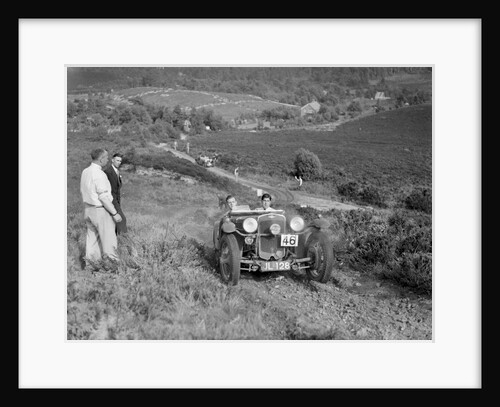 1932 Frazer-Nash TT replica taking part in the NWLMC Lawrence Cup Trial, 1937 by Bill Brunell