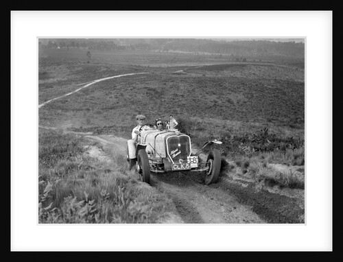 1935 Allard Special 2-seater sports taking part in the NWLMC Lawrence Cup Trial, 1937 by Bill Brunell