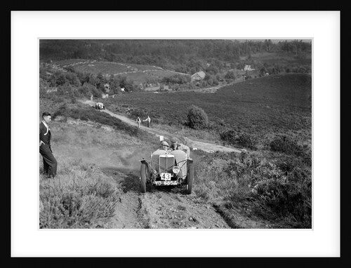1933 MG J2 taking part in the NWLMC Lawrence Cup Trial, 1937 by Bill Brunell